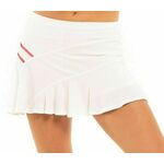Ženska teniska suknja Lucky in Love Core Whites Mesh Love Skirt - white/coral crush