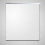 vidaXL Rolo bijela zavjesa za zamračivanje 120 x 230 cm