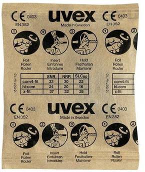 Uvex 2112087 uvex x-fit ušni čepiči 37 dB za jednokratnu upotrebu 100 Par