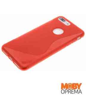iPhone 8 plus crvena silikonska maska