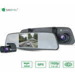 Navitel | Smart rearview mirror equipped with a DVR | MR255NV | IPS display 5''; 960x480 | Maps included