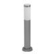 RABALUX 8263 | Inox Rabalux podna svjetiljka 45cm UV odporna plastika 1x E27 IP44 UV plemeniti čelik, čelik sivo, bijelo