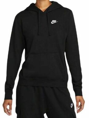 Ženski sportski pulover Nike Sportswear Club Fleece Pullover Hoodie - black/white