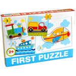 Baby puzzle s vozilima - D-Toys