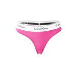 Calvin Klein Underwear Tanga gaćice roza / crna / bijela