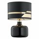 ARGON 4236 | Beja-AR Argon stolna svjetiljka 40cm sa prekidačem na kablu 1x E27 crno, zlatno