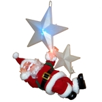 Djed Božićnjak na baterije LED 20 cm/2s