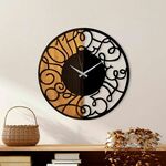 Ukrasni drveni zidni sat, Wooden Clock - 55