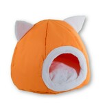 GO GIFT cat bed - orange - 40x40x34 cm