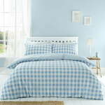 Plava posteljina za krevet za jednu osobu 135x200 cm – Catherine Lansfield