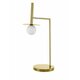 NOVA LUCE 9043313 | Pielo Nova Luce stolna svjetiljka 68cm s prekidačem 1x G9 zlatno, krom, opal
