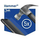 3mk All-Safe film Hammer - satovi, narukvice (5 kom u paketu)