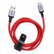Kabel UGREEN, USB-C (M) na USB 2.0 A (M) 6A, supercharge, crveni, 1m