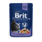 Brit Premium Cat mačja hrana, bakalar, 24x 100 g