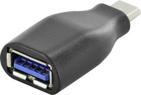 DIGITUS USB 3.0 Type C USB 3.0 transformator Crno 3cm AK-300506-000-S