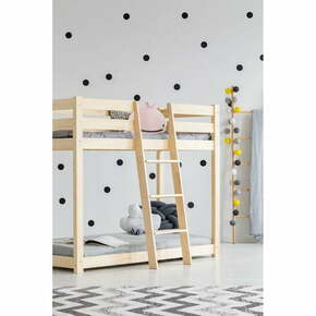 Dječji krevet na kat od borovine 90x190 cm CLP - Adeko