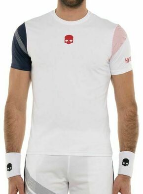 Muška majica Hydrogen Sport Stripes Tech T-shirt - white/blue navy/red