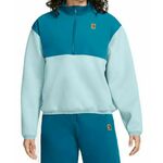 Ženski sportski pulover Nike Court Dri-Fit Heritage 1/2-Zip Tennis Jacket - ocean bliss/green abyss