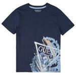 Guess Majice kratkih rukava ORGANIC COTTON JERSEY Tamno plava 30790205B