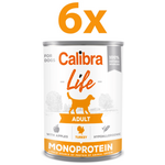 Calibra Life Adult konzerva za pse, puretina i jabuke, 6 x 400 g