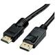 Roline DisplayPort / HDMI priključni kabel DisplayPort utikač, HDMI A utikač 10.00 m crna 11.04.5777 sa zaštitom DisplayPort kabel