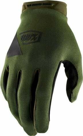 100% Ridecamp Gloves Army Green/Black 2XL Rukavice za bicikliste