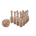 EWA Mala drvena mehanička 3D puzzle - Kuglanje