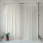 Bijela zavjesa 130x330 cm Daytime - Linen Tales