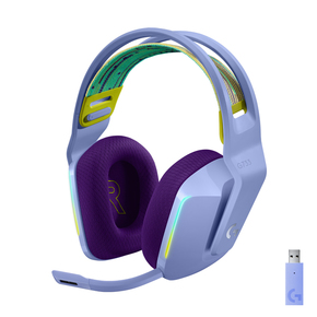 Logitech G733 Lightspeed Lilac gaming slušalice