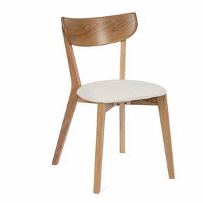 Blagovaonska stolica od hrastovine s bijelim sjedištem Arch - Bonami Selection