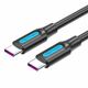 Vention USB 2.0 C Male to Male 5A Cable 1.5m, Black VEN-COTBG