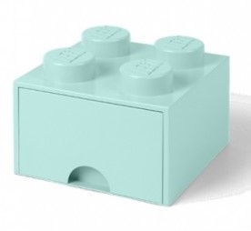 Mentol zelena kvadratna kutija LEGO®