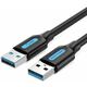 Vention USB 3.0 A Male to A Male Cable 2m, Black VEN-CONBH