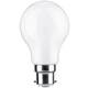 Paulmann 28893 LED Energetska učinkovitost 2021 E (A - G) B22d oblik kruške 9 W toplo bijela (Ø x V) 60 mm x 103 mm 1 St.