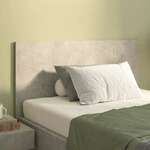 Uzglavlje za krevet siva boja betona 120 x 1 5 x 80 cm drveno