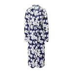 UNITED COLORS OF BENETTON Košulja haljina mornarsko plava / ljubičasto plava / bijela