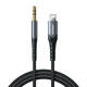 Priključni audio kabel 3,5 mm Lightning 2 m Joyroom SY-A02 (crni)