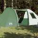 vidaXL Šator za kampiranje za 6 osoba zeleni 466x342x200 cm taft 185T