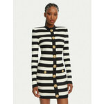 Balmain Džemper haljina DF1R9193JI70 Crna Regular Fit