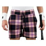 Muške kratke hlače Hydrogen Tartan Shorts - pink/black