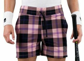 Muške kratke hlače Hydrogen Tartan Shorts - pink/black