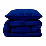 Tamno plava posteljina za bračni krevet/za produženi krevet od damasta 200x220 cm Noble – Södahl