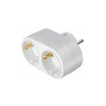 Transmedia Multiple adapter 2x CEE 7 7 plug TRN-NV1-SWL TRN-NV1-SWL