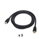 SBOX kabel HDMI AM/AM, 6mm, 5m, bulk, 3 kom