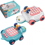 Glazbena i svjetleća kornjača za bebe, telefon u dvije verzije, 20cm