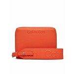Veliki ženski novčanik Calvin Klein Gracie Wallet W/Strap Md K60K611387 Flame SA3