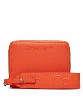 Veliki ženski novčanik Calvin Klein Gracie Wallet W/Strap Md K60K611387 Flame SA3