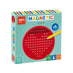 Igra Apli mini magnetna ploča 19088 ; Brand: APLI; Model: ; PartNo: 8410782190882; _68903 Mini magnetna ploča kružnog formata veličine 141 x 141 x 25 mm, crvene boje. Ploča uključuje žutu olovku s metalnim vrhom za korištenje na ploči. Uključeno...