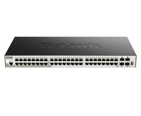 Gigabit Stackable Smart Managed Switch 48GE 4SFP+ with 10G Uplinks DGS-1510-52X