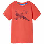 vidaXL Dječja majica svjetlocrvena 104